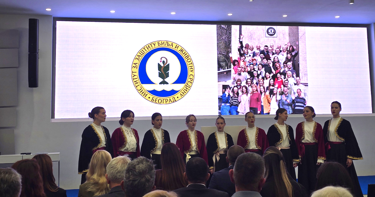 Agrounik dobitnik zahvalnice povodom 80 godina rada Instituta za zaštitu bilja i životnu sredinu